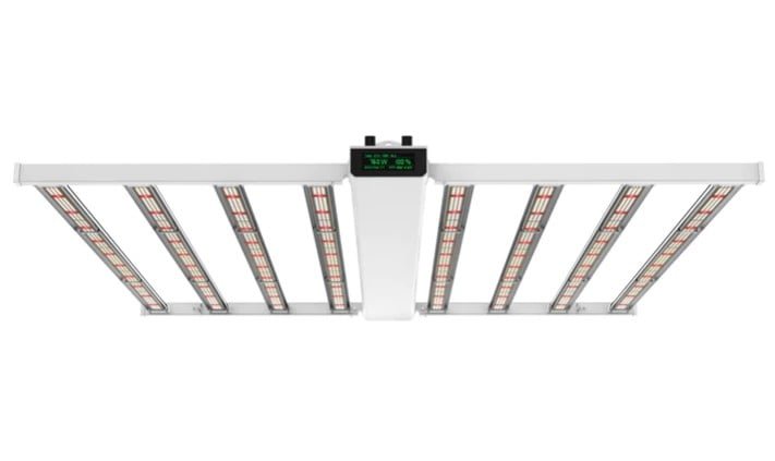 Medic Grow Smart-8 Full Spectrum LED Grow Light - 760w, High PPFD, Tunable Spectrum, Built-in Timer, Sunrise , AC 110-277V