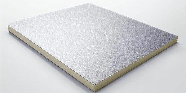 Foam board with reflective sid